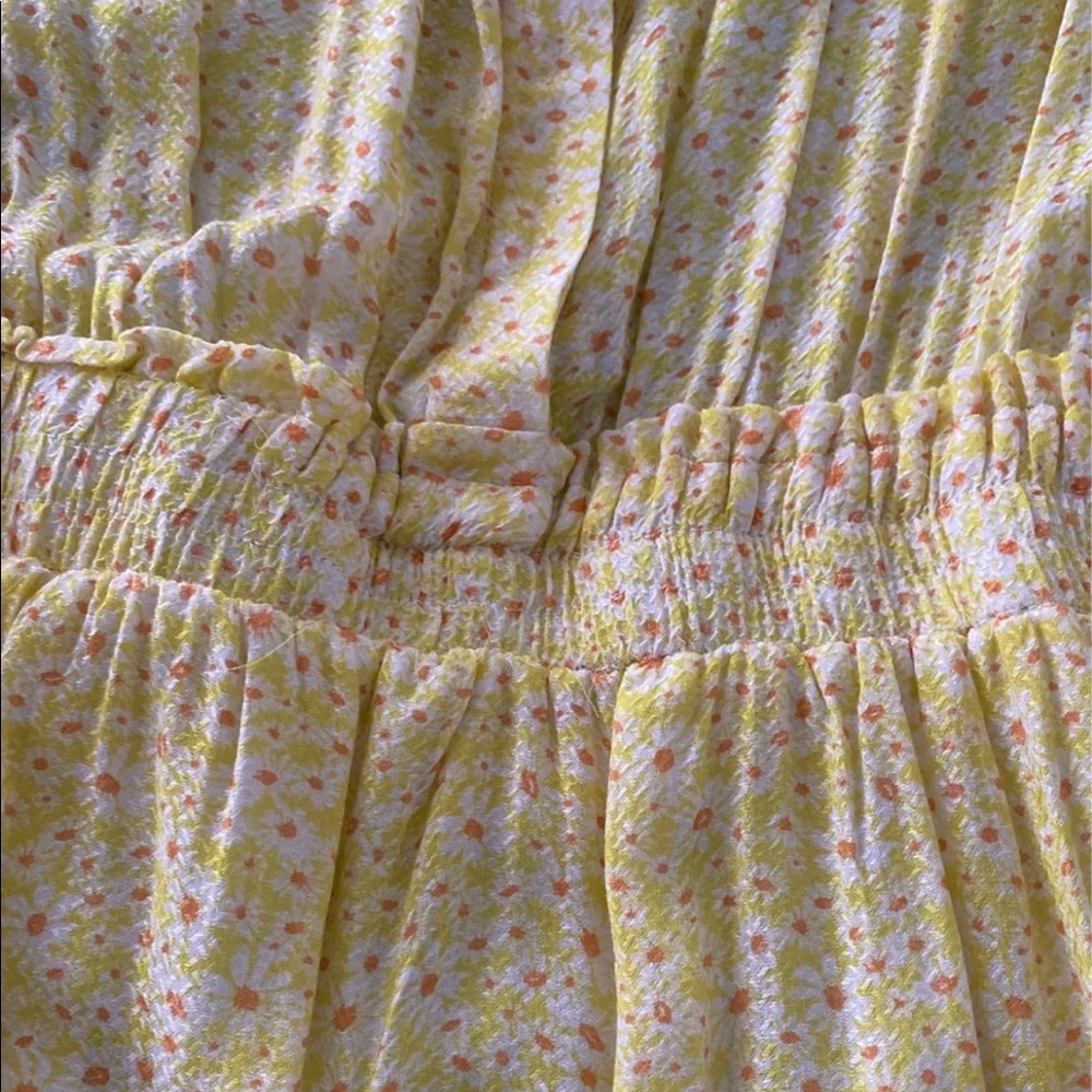 Skylar + Madison Yellow Floral Dress - Picture 4 of 5